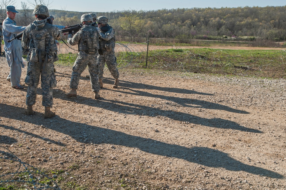 818 Engineer Company Entry Control Point Riot Exercise