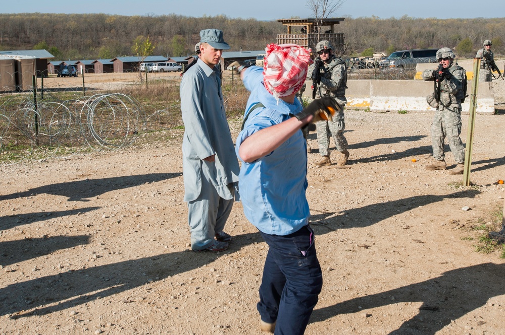 818 Engineer Company Entry Control Point Riot Exercise