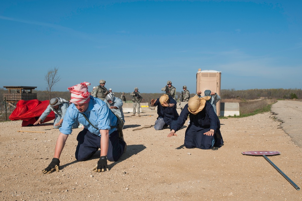 818 Engineer Company Entry Control Point Riot Exercise