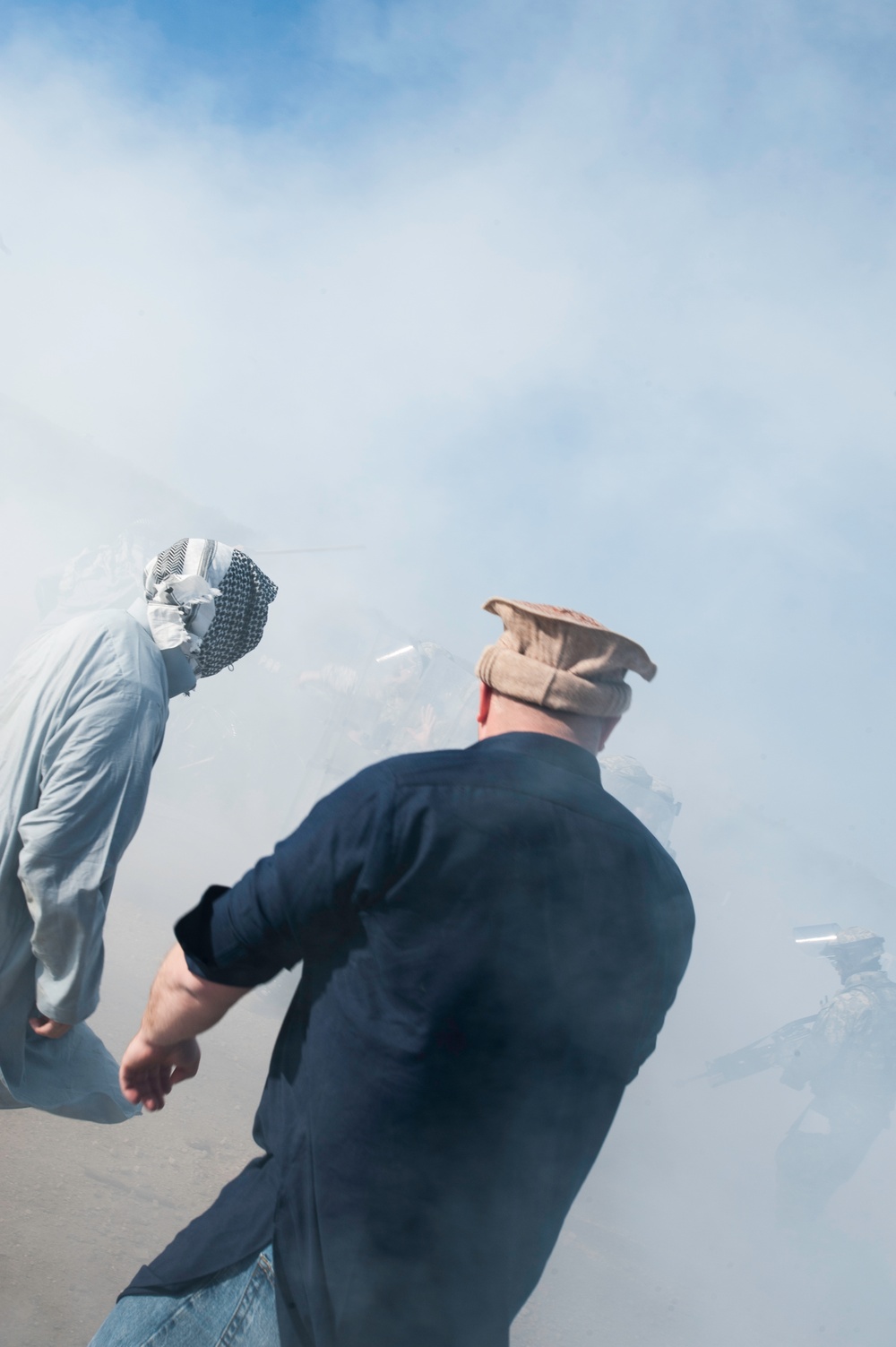 818th Engineer Company Entry Control Point Riot Exercise