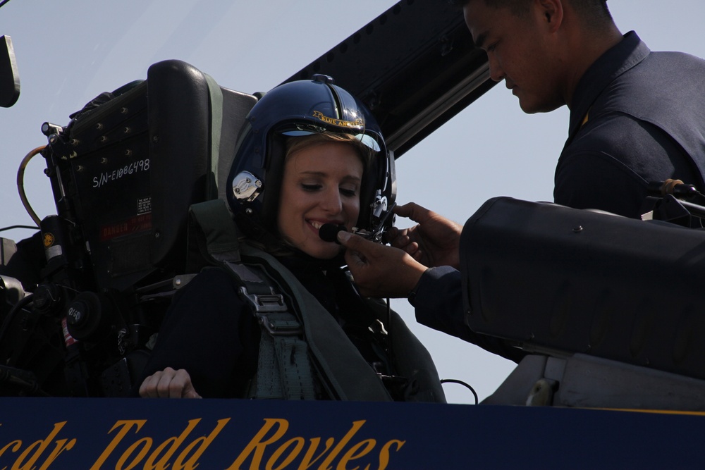 Blue Angel media flight with News14 Blue Angel media flight with News14