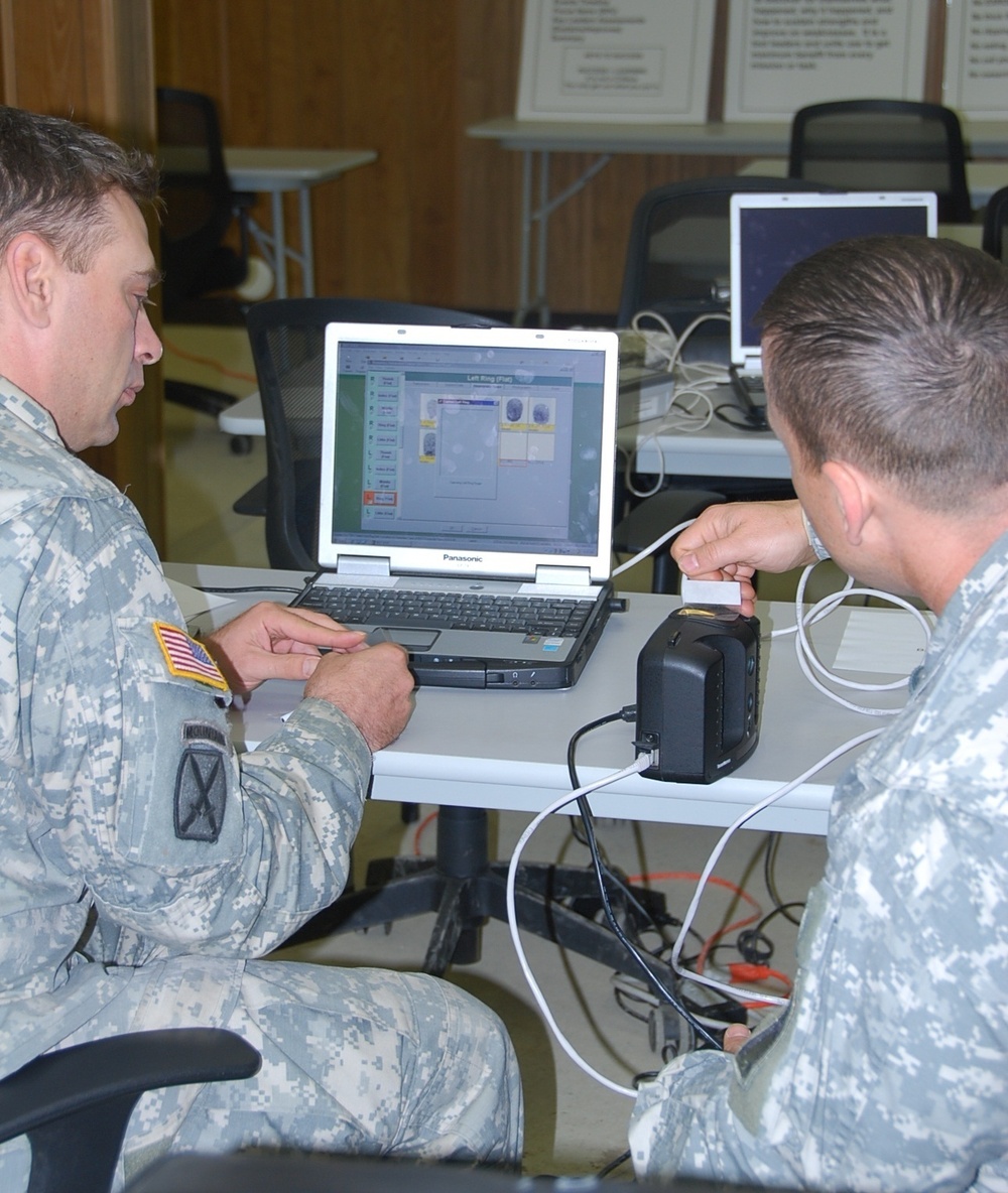 Including biometrics in deployment training helps Soldiers identify the enemy