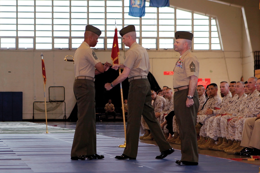 1st MAW welcomes new sergeant major