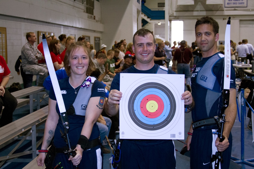 Team Navy/Coast Guard takes bronze in archery at 2012 Warrior Games