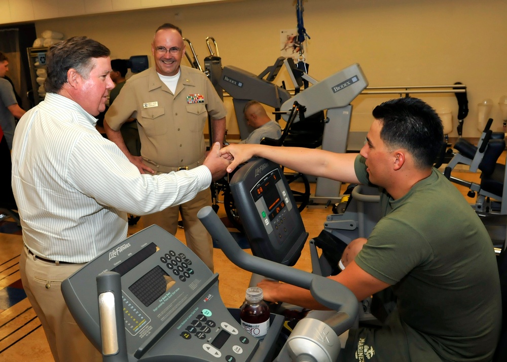 US Rep. visits  Naval Medical Center San Diego