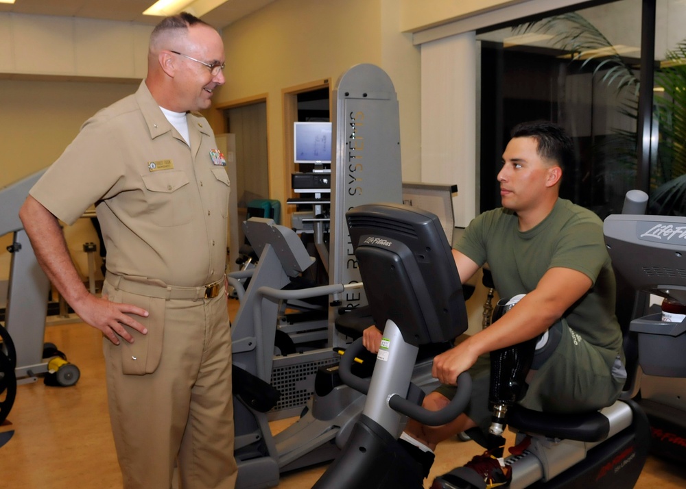 Physical therapy at  Naval Medical Center San Diego