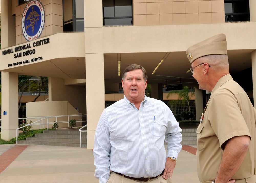 US Rep. visits  Naval Medical Center San Diego