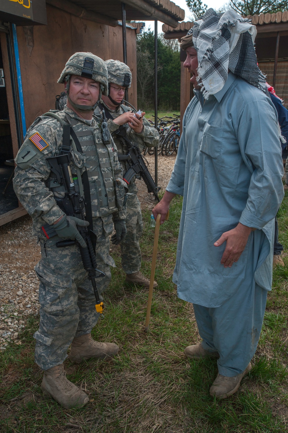 818th Engineer Company elder meet and greet and marketplace raid