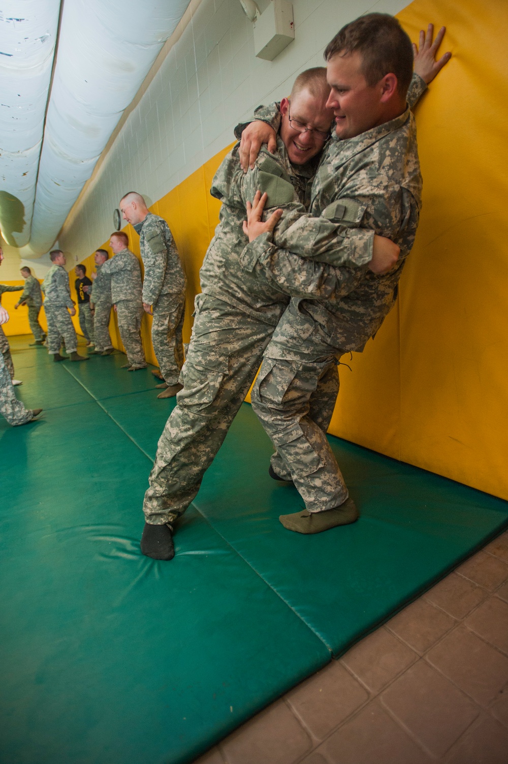 818th Engineer Company Combatives Training