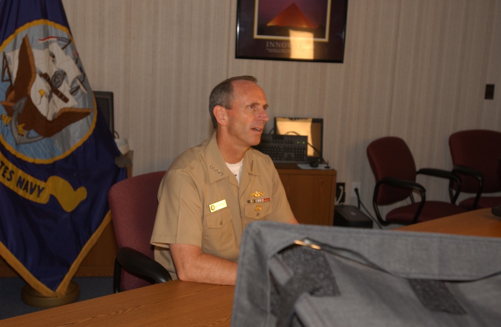 Admiral Greenert taped segment for JPA project