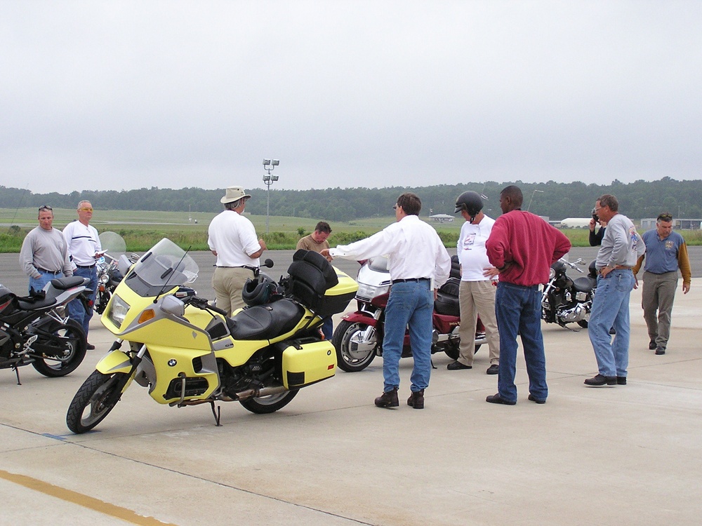 Students at a Motorcycle Training Class