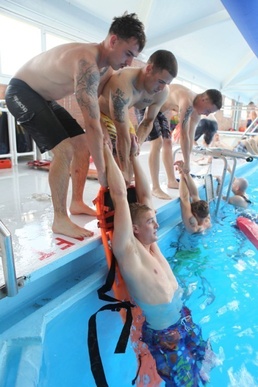 Marines train to become lifeguards
