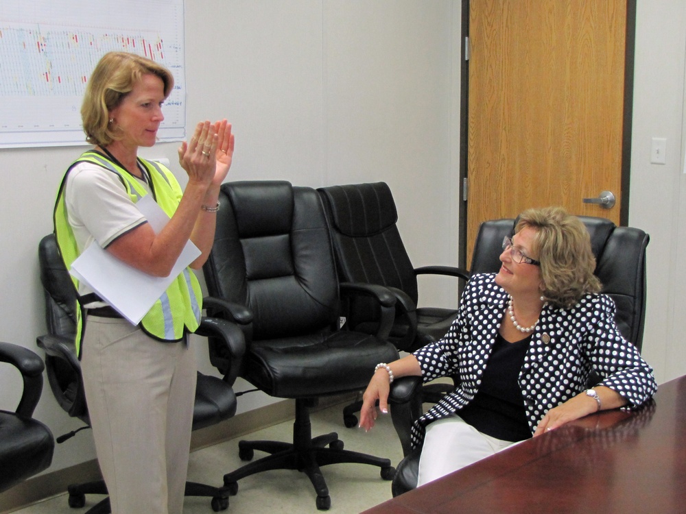 Black visits Center Hill Dam Foundation Remediation Project