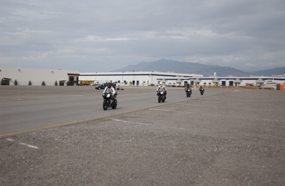 Students on the track