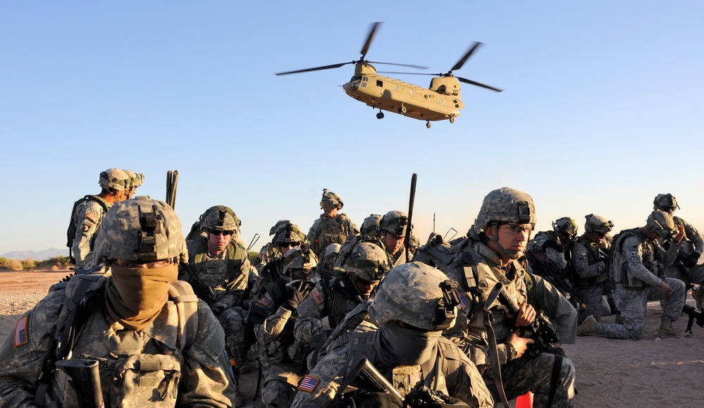 Spartans in air assault raid