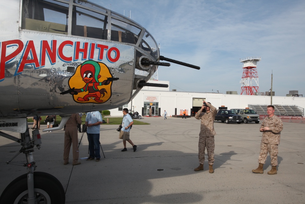 B-25 Flight for Wounded Warriors and Ringheisers
