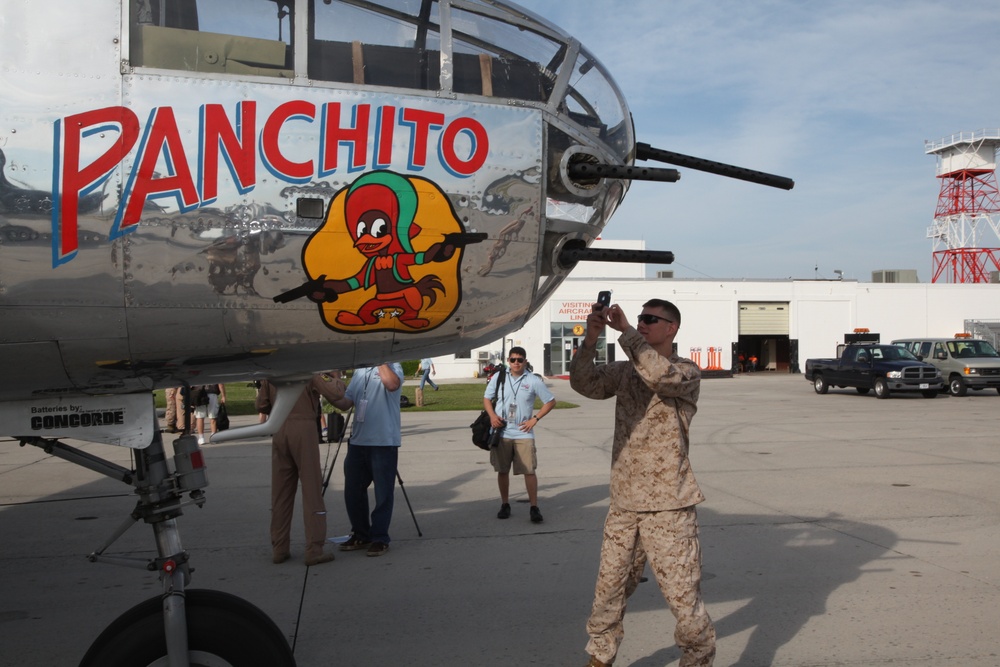 B-25 Flight for Wounded Warriors and Ringheisers
