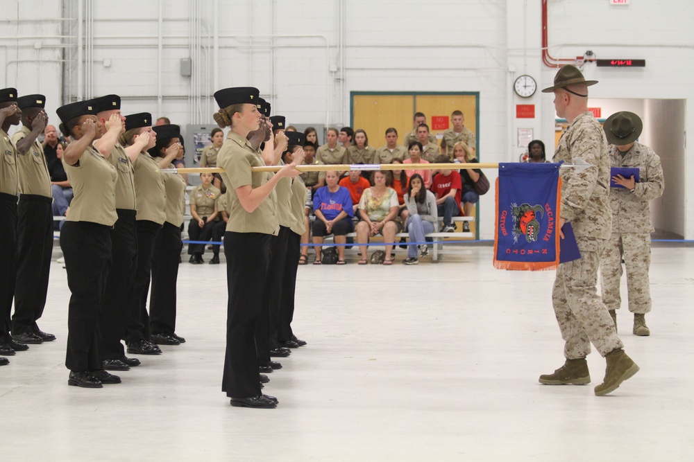Reviewing the Escambia High School NJROTC unit