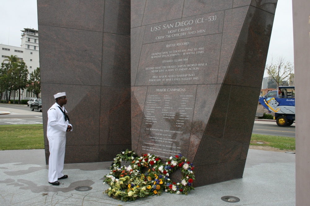 USS San Diego memorial