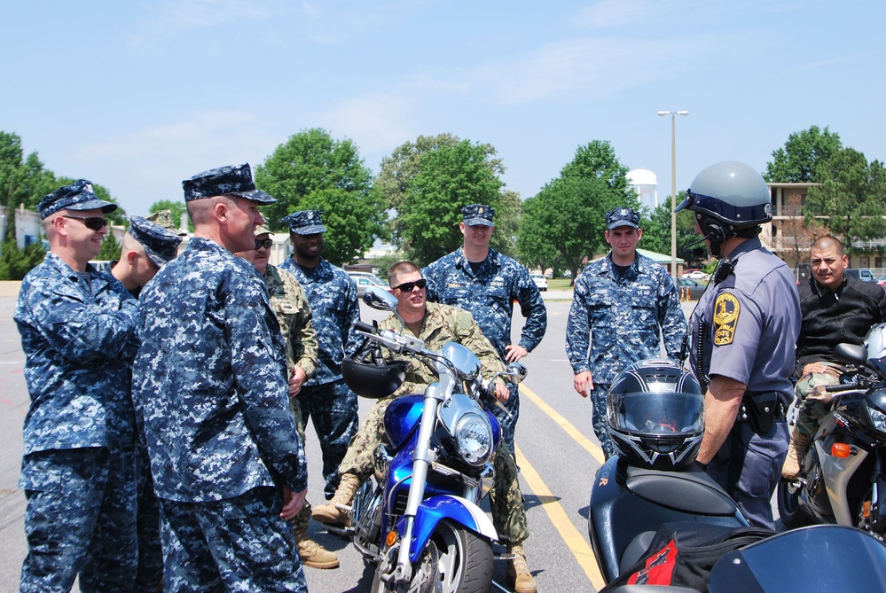 Sharing motorcycle safety tips and riding stories