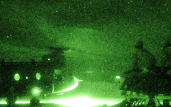 Regional Command (South) soldier prepare for slingload operation