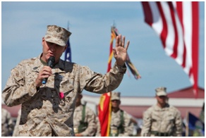 15th MEU bids fair winds to a leader