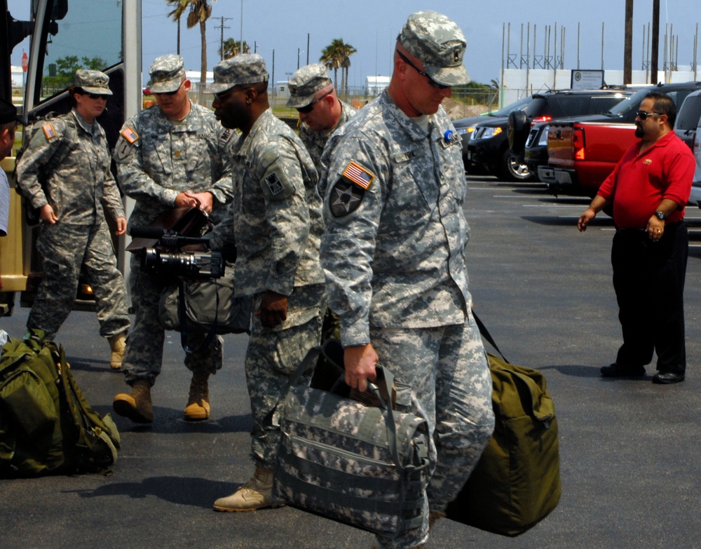 Task Force 51 arrives in Naval Air Station Corpus Christi for training exercise