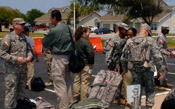 Task Force 51 arrives in Naval Air Station Corpus Christi for Hurricane Training Exercise 2012