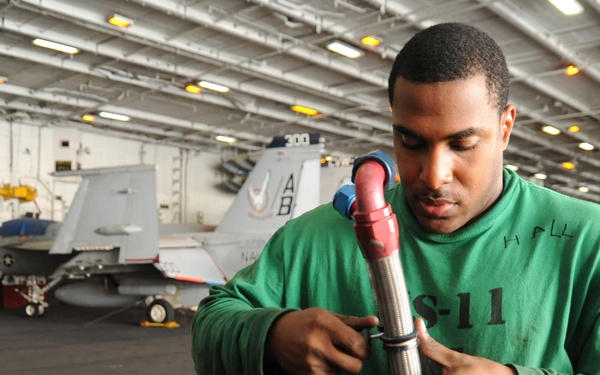 Repairing radiator lines