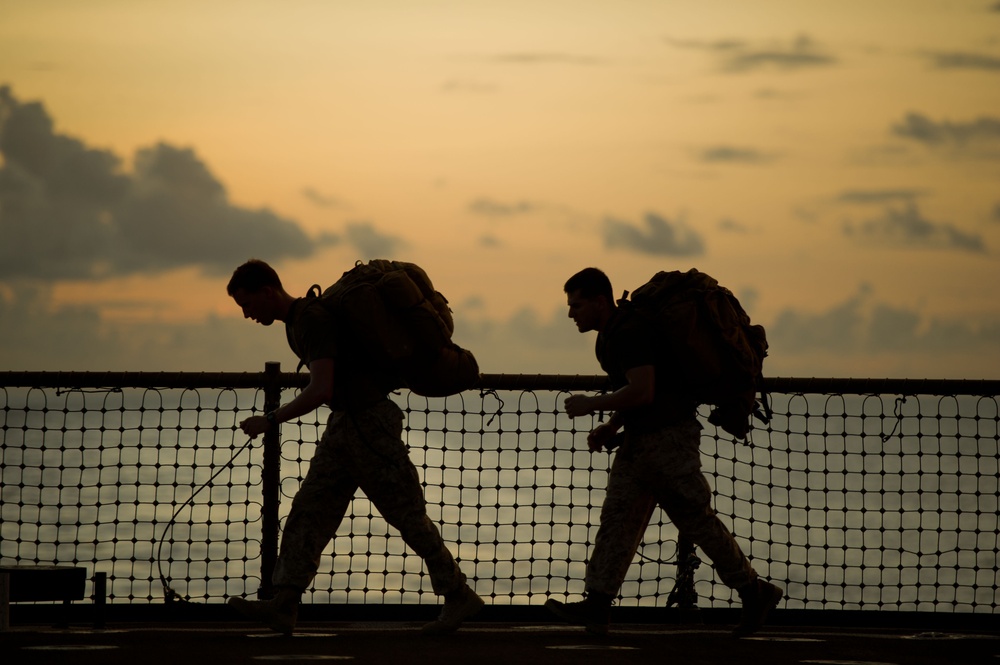 Marines, sailors deployed
