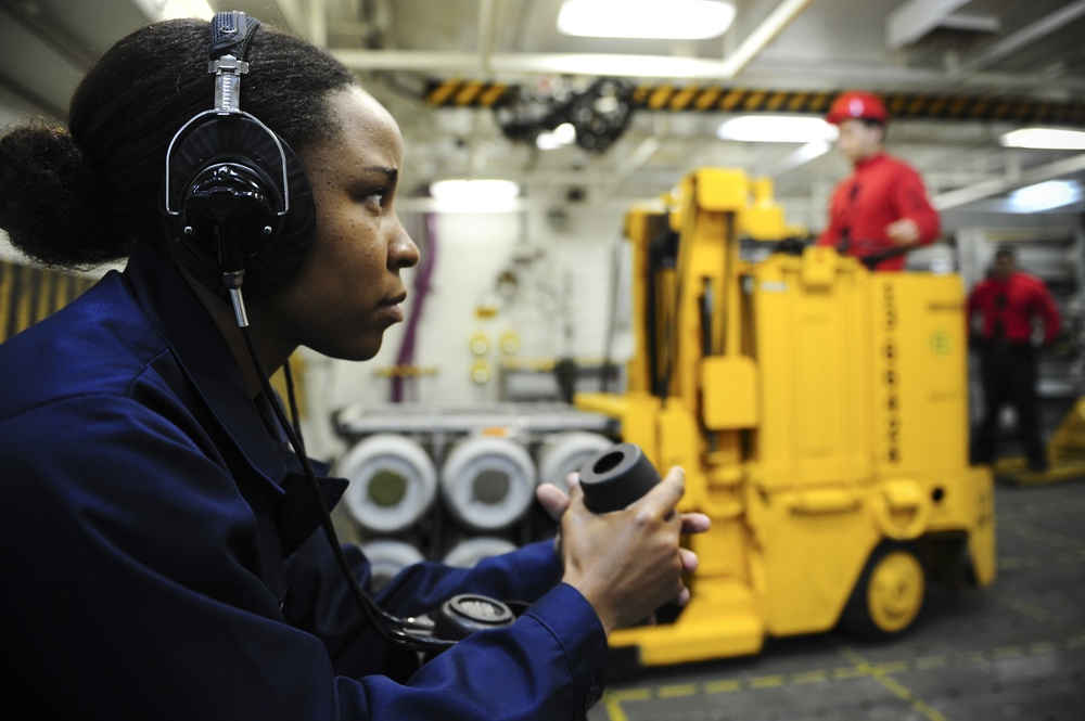 USS George H.W Bush action