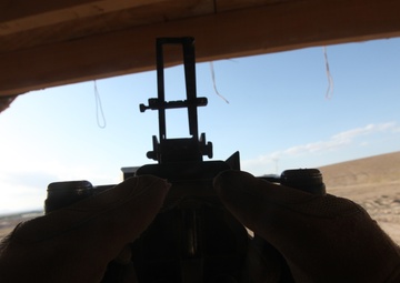 Guard post on Patrol Base (PB) 7171