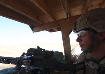 Guard post on Patrol Base (PB) 7171