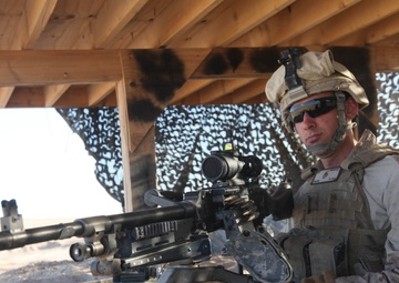 Guard post on Patrol Base (PB) 7171