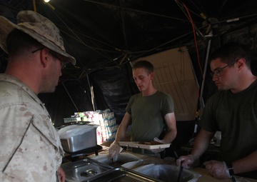 Guard post on Patrol Base (PB) 7171