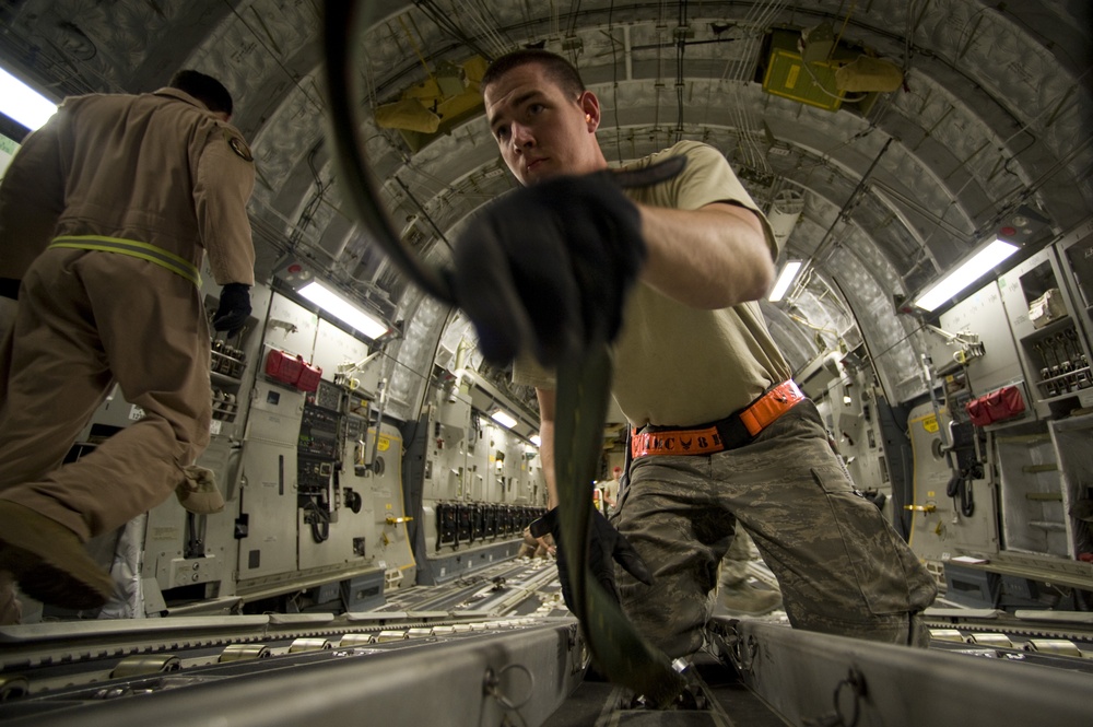 C-17 delivers critical supplies