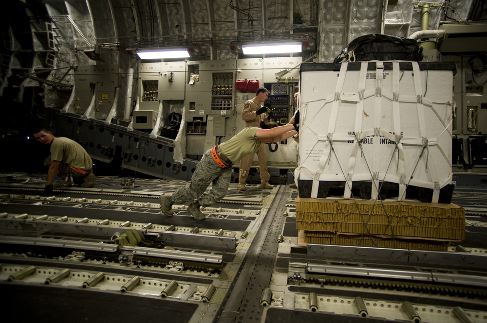 C-17 delivers critical supplies