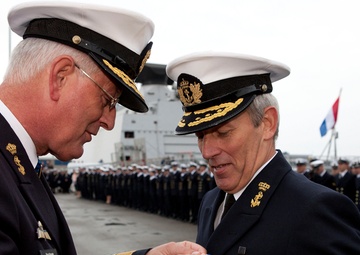 SNMG1 crews receive NATO Operation Active Endeavour medal