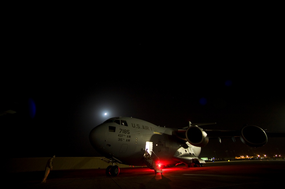 C-17 delivers critical supplies