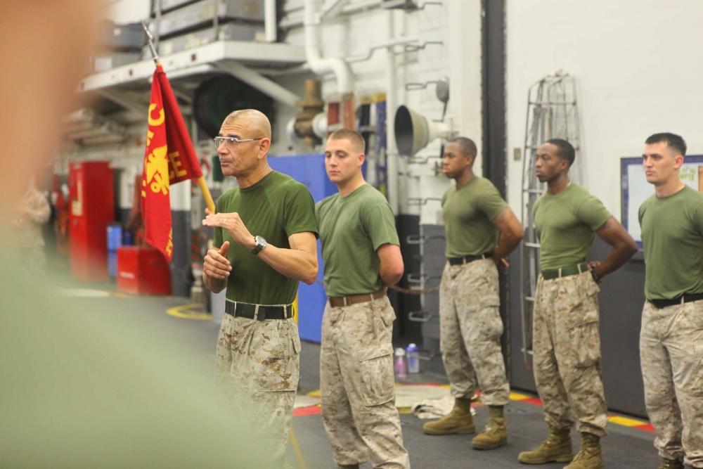 Warrior of the Month competition aboard USS Iwo Jima