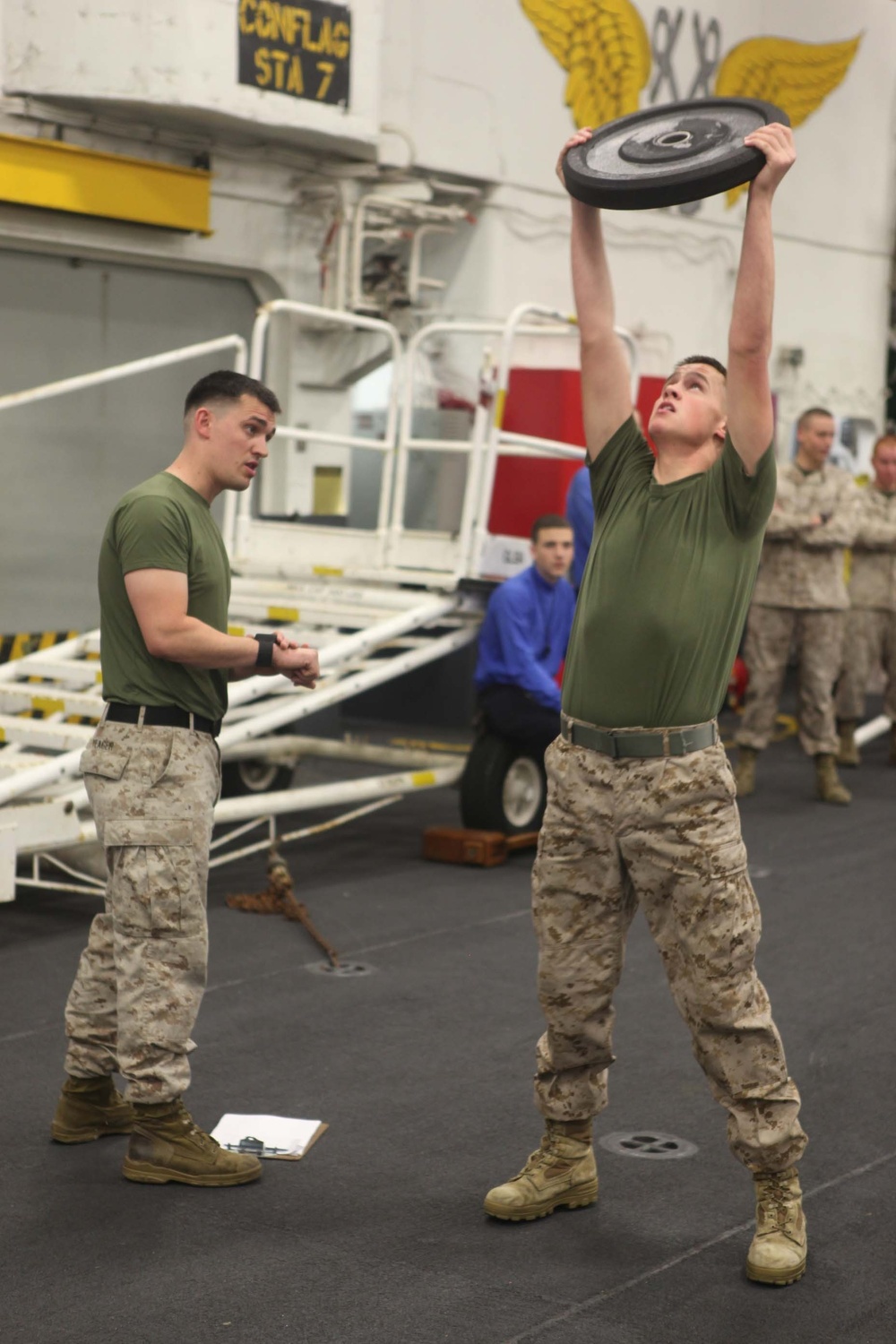 Warrior of the Month competition aboard USS Iwo Jima