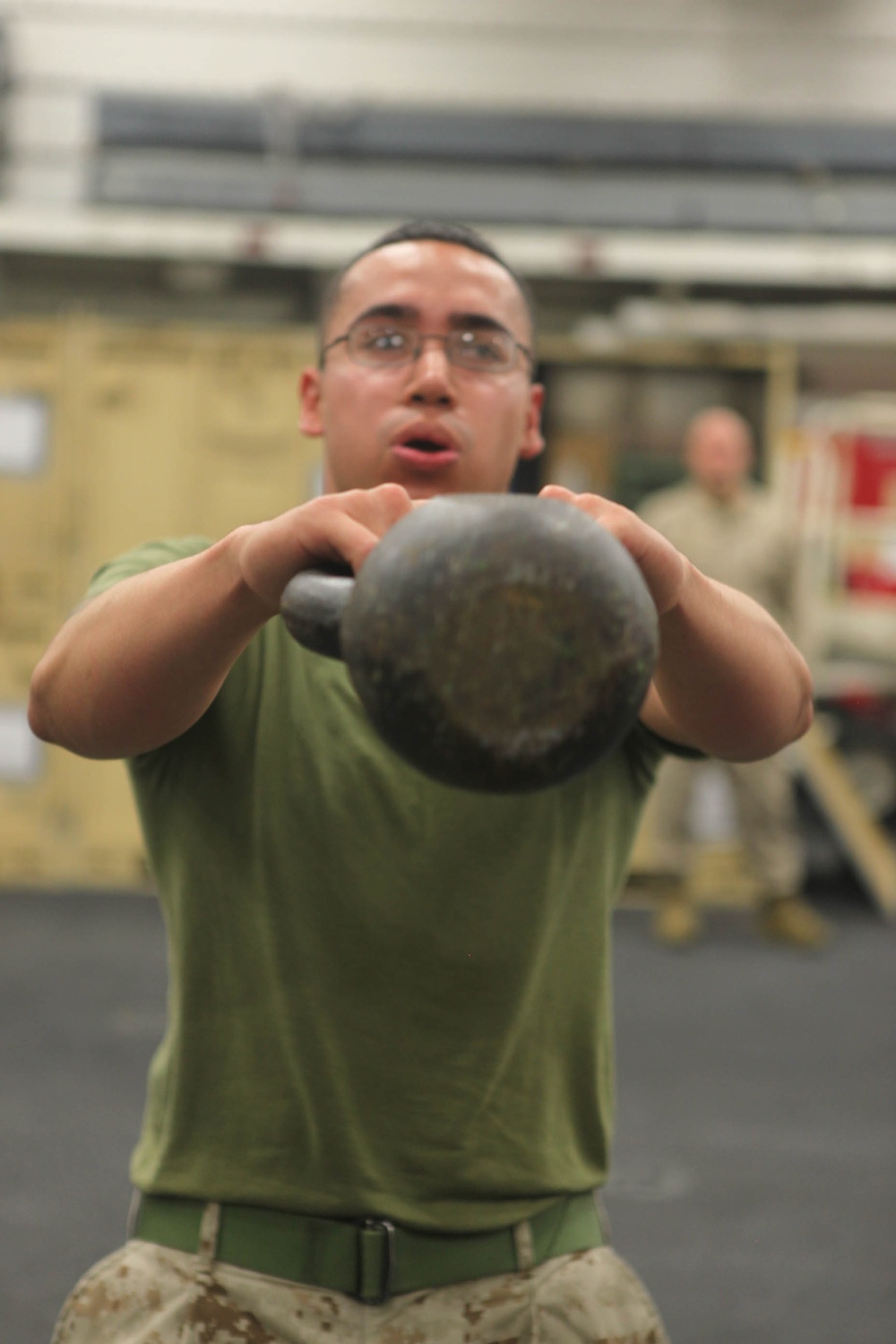 Warrior of the Month competition aboard USS Iwo Jima