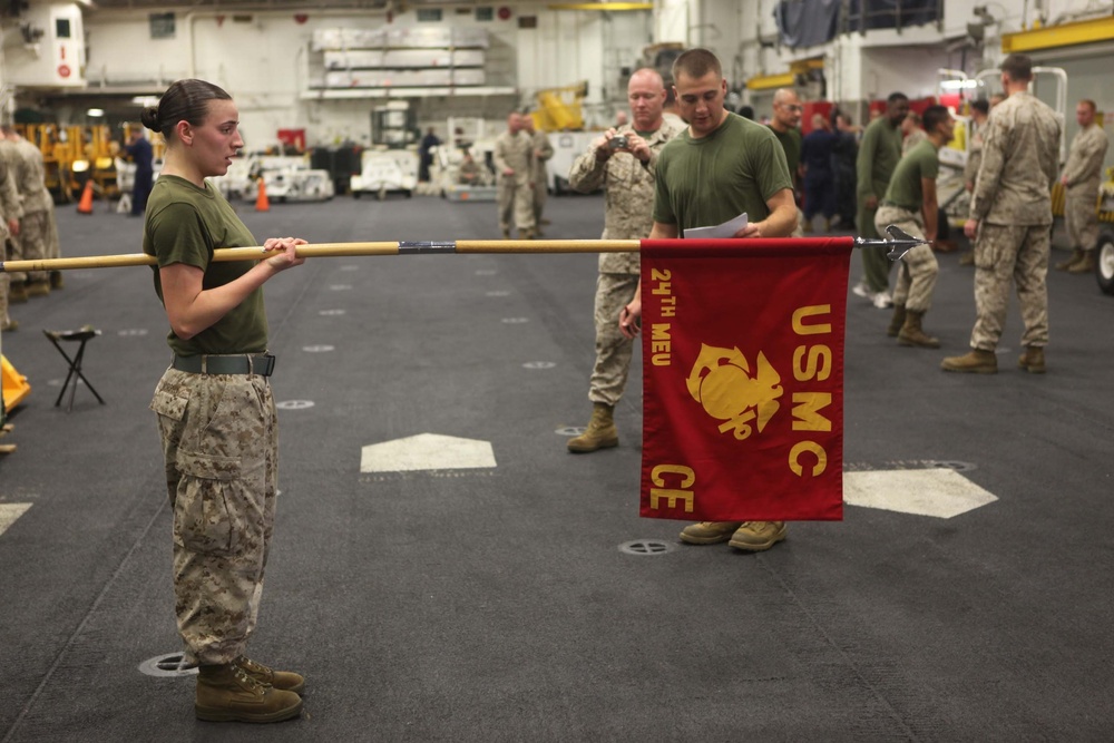 Warrior of the Month competition aboard USS Iwo Jima