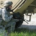 Paratrooper pulls security during convoy live fire