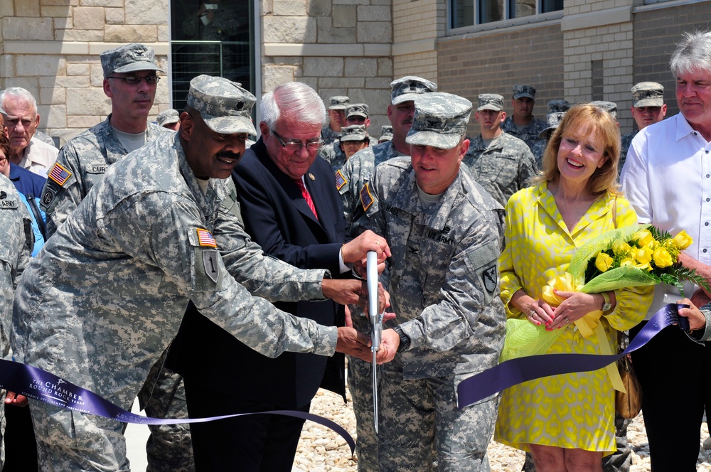 Round Rock Armory ribbon cutting