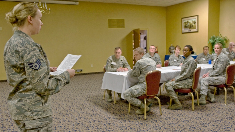 Base conducts first speed mentoring event