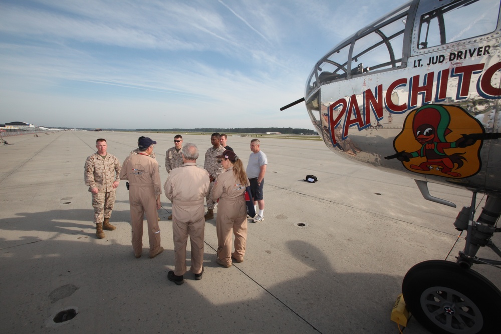 B-25 Flight for Wounded Warriors and Reinheisers