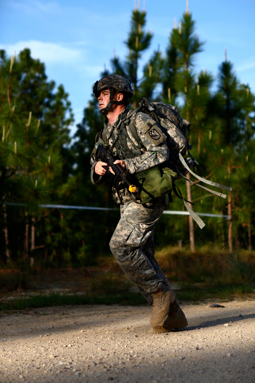 Soldier completes EFMB road march