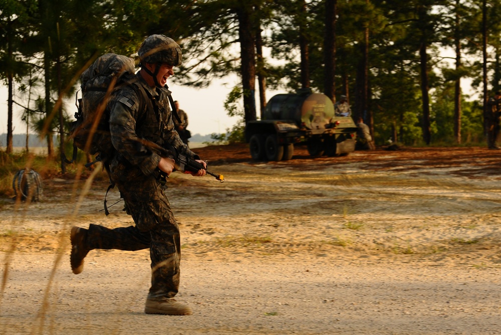 Soldier completes EFMB road march