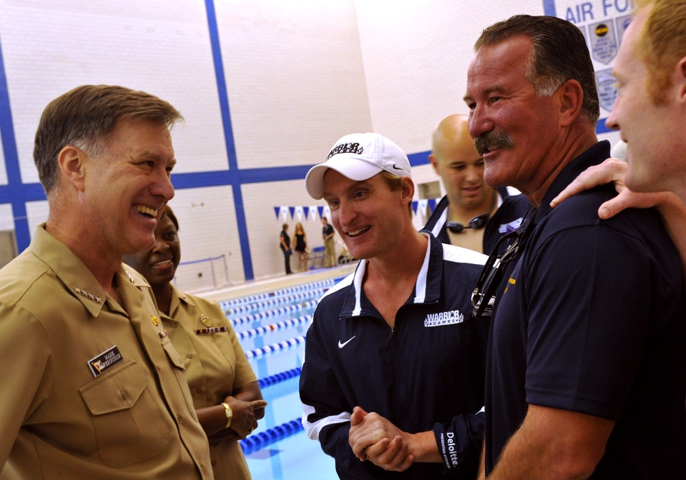 Swimming event at 2012 Warrior Games